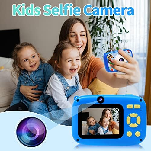 מצלמת ילדים-מצלמת 40 מגה פיקסל לילדים עם מסך גדול בגודל 2.4 אינץ', מצלמות וידאו דיגיטליות בגודל 1080