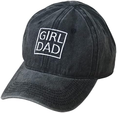 ילדה בת אבא כובע לגברים, אבות יום יום הולדת מתנות מבת, אבא מצחיק מתכוונן רקום בייסבול כובע