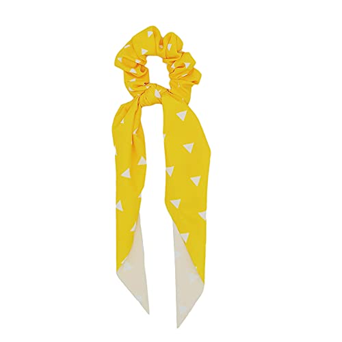 3 יחידות שיער עניבת פרפר שיער פצפוצי ראש להקת קליפים צהוב קוקו חבל עבור בנות קוספליי יומי ללבוש