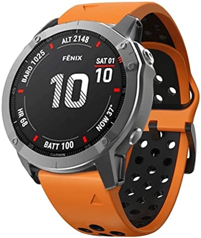 VEVEL 20 ממ מהיר מתאים להקת שעון עבור Garmin Fenix ​​6 6x Pro 5x 5 Plus 3HR גישה S60 Enduro Silicone צמיד