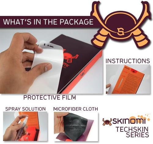 Skinomi גוף מלא מגן עור תואם ל- Asus Memo Pad Techskin כיסוי מלא סרט HD Slue