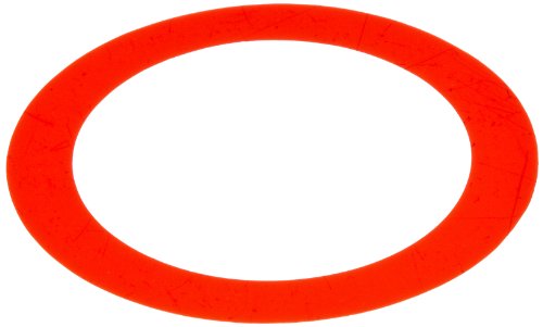 עגול פוליאסטר עגול, אדום, 0.002 עובי, מזהה 2, 2-3/4 OD