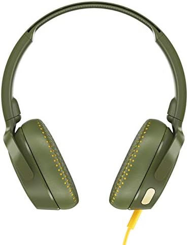Riff Riff אלחוטית אוזניות אוזניות-שחור עם כבל טעינה עגול קו, USB-C ל- USB-C-כחול כהה/ירוק, 4ft