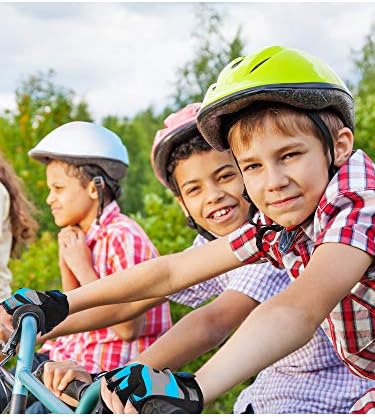3 זוגות ילדים חצי אצבע כפפות ספורט כפפות החלקה ג ' ל כפפות לילדים רכיבה על אופניים רכיבה על אופניים