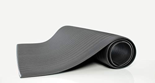 גרדיאן 24031202 שטיח רצפה נגד עייפות צעד אוויר, ויניל, 3 '12', שחור, מפחית עייפות ואי נוחות, ניתן לחתוך בקלות