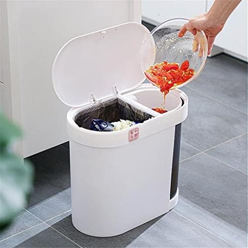 3 ב 1 רטוב ויבש מיון פסולת סל עיתונות פתיחת אשפה יכול עם מכסה מזון פסולת אחסון יכול תה-ניקוז לרוקן פסולת