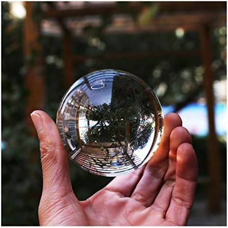 DDDCM כדור גביש כדור זכוכית כדור שקוף לצילומי מתנה ליום הולדת אבזרי כדור סיוע ביתי קישוט לקישוט