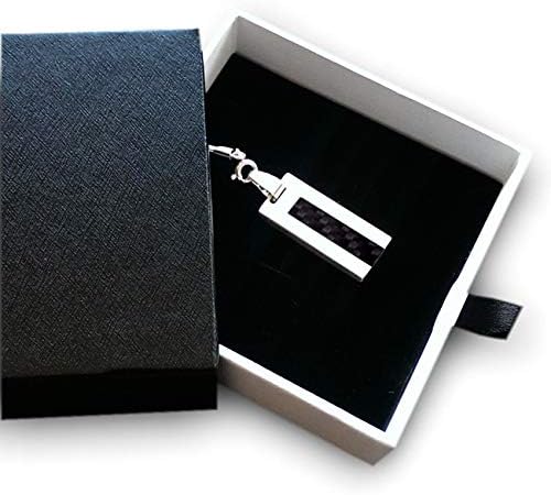 USB סיבי פחמן חקוקים, מתנה לסיבי פחמן, מתנה לגברים, מתנה בשבילו, 925 מזיכרון פלאש מכסף מכון עט