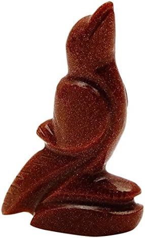 הרמוניזציה של כתום שמש סיטארה אבן מגולפת מיני רייקי רייקי ריפוי גביש גביש פסלון אבן חן