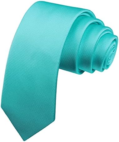 אליזאל גברים של 2.4 מוצק צבע / גולגולת בדוגמת מקרית סקיני עניבות