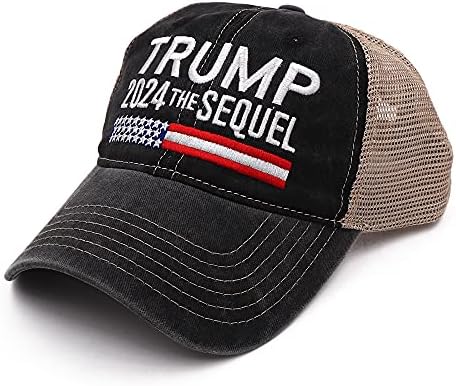 טראמפ 2024 כובע דונלד טראמפ כובע לקחת אמריקה חזרה מגע ארהב מתכוונן בייסבול כובע
