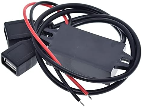 מיקרו USB 12V עד 5V 3A 15W DC-DC CAR CONTER CONLECT מודול שלב למטה מתאם תפוקת חשמל מתאם חום נמוך הגנה