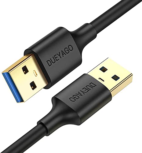 Audyago 2M USB 3.0 מסוג A לכרות כבלים זכר עד חוט נתונים במהירות גבוהה עבור העברת נתונים תואמת לכונן קשיח,