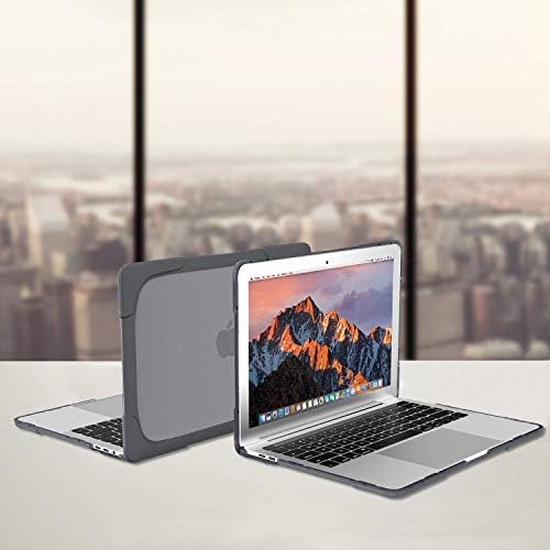 Procase MacBook Air 13 אינץ 'קייס 2020 2019 2018 שחרור A2337 M1 A2179 A1932, כבד דקיק רזה מכסה מגן קשיח עם עמדת