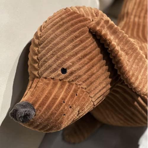 Kowaka Dachshund כלב קטיפה חיבוק חיבוק כרית רכה עמידה עמידה כרית כרית תחש.