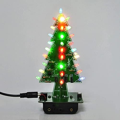 GIKFUN 3D חג המולד עץ LED LED הלחמה
