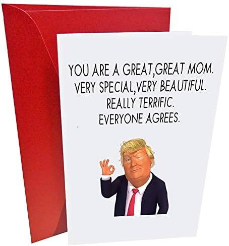 מצחיק אמא של יום כרטיס, אמהות יום ברכה כרטיס טראמפ, מצחיק יום הולדת כרטיס עבור אמא-טראמפ שלך הם נהדר אמא